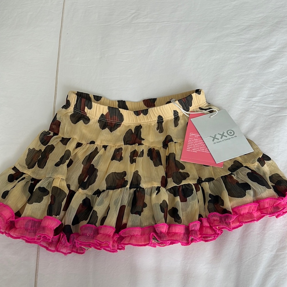 Harajuku Mini for Target Leopard Print Skirt size 4T